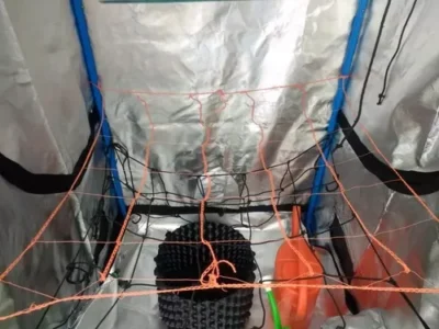 red scrog plastico naranja 120x120