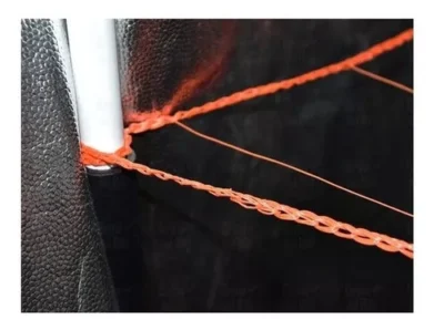 red scrog plastico naranja 120x120