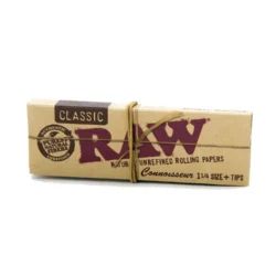 papel + filtros raw king size connoisseur
