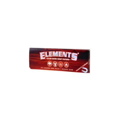 papel elements red regular ca?amo